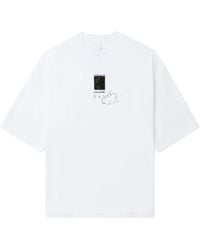 Doublet - T-Shirt mit Logo-Print - Lyst
