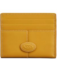 Tod's - Portacarte Con Logo - Lyst