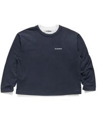 Acne Studios - Logo-Print Layered Sweatshirt - Lyst