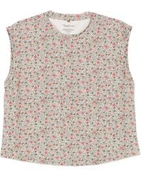 The Great - Floral-Print Tank Top - Lyst