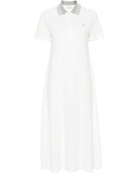 Brunello Cucinelli - Kleid mit Poloshirtkragen - Lyst