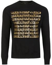 Billionaire - Sweat Colin À Texte Imprimé - Lyst