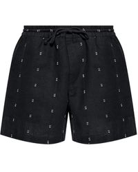 Rag & Bone - Shorts Met Borduurwerk - Lyst