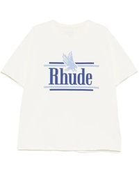 Rhude - Crew Neck T-Shirts - Lyst