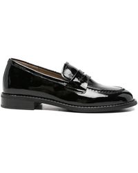 SERGIO MORETTI FIRENZE - Patent-Leather Penny Loafers - Lyst