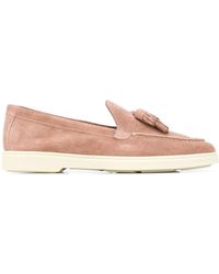 santoni loafers womens