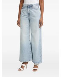 Guess - Bellflower Wide-Leg Jeans - Lyst