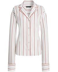 Dolce & Gabbana - Striped Buttoned Shirt - Lyst