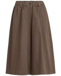 Brunello Cucinelli - Katoenen Gabardine Lange Bermuda Shorts Met Monili - Lyst