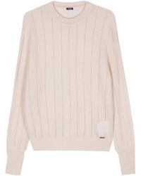 Kiton - Pointelle-Trim Sweater - Lyst