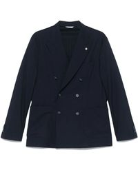 Manuel Ritz - Double-Breasted Blazer - Lyst