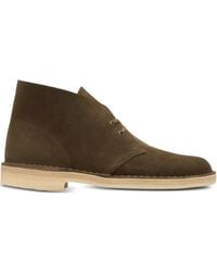 Clarks - Suede Desert Boots - Lyst