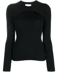 Isabel Marant - Geripptes Zana Oberteil Mit Cut-Out - Lyst