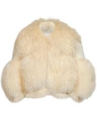 GIUSEPPE DI MORABITO - Fur-Trimmed Cropped Jacket - Lyst