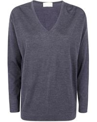 Drumohr - V-Neck Wool Sweater - Lyst