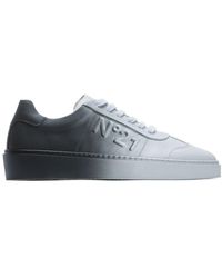 N°21 - Gradient-effect Leather Sneakers - Lyst