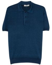 Canali - Button Short-Sleeve Polo Shirt - Lyst