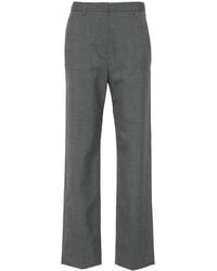 Valentino Garavani - Virgin-Wool Straight Trousers - Lyst