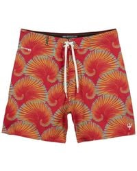 Osklen - Aquaone Flex Badeshorts Mit Kordelzug - Lyst