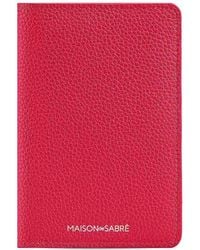 Maison De Sabre - Leather Passport Holder - Lyst