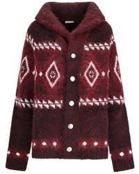 Borgo Asolo - Rombi Geometric-Pattern Brushed Jacket - Lyst