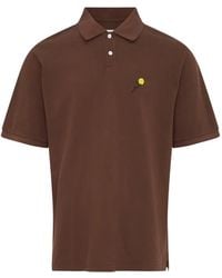 vowels - Embroidered-Logo Polo Shirt - Lyst