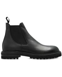 Giorgio Armani - Leather Chelsea Boots - Lyst