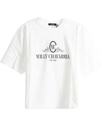 Willy Chavarria - Chavantino Brava Logo-Print T-Shirt - Lyst
