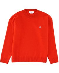 MSGM - Pull À Col Rond - Lyst