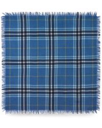 Bompard - Tartan Fringed Scarf - Lyst