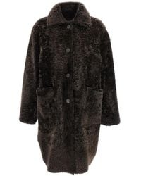 Arma - Zoey Reversible Shearling Coat - Lyst