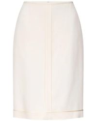 Loulou de Saison - Inside-Out Seam Straight Midi Skirt - Lyst
