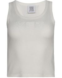 Vetements - Logo-Embroidered Tank Top - Lyst