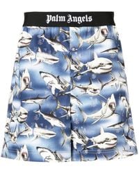 Palm Angels - Shorts mit Hai-Print - Lyst