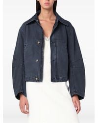 6397 - Giubbotto Buttoned Denim Jacket - Lyst