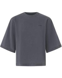 Pinko - Faded-Effect T-Shirt With Love Birds Logo - Lyst