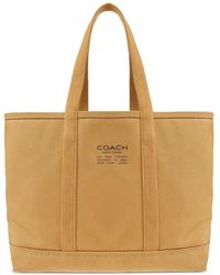 COACH - Utility Stitched Detail Tote Bag - Lyst