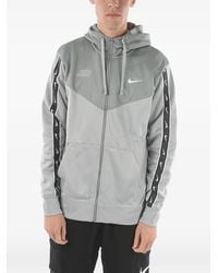 Nike - Logo-Print Zip-Up Hoodie - Lyst