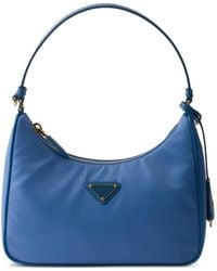Prada - Mini Re-Edition 2005 Tote Bag Mit Triangel-Logo - Lyst