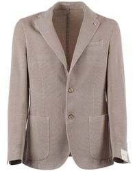 L.B.M. 1911 - Drop S Buttoned Blazer - Lyst