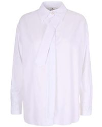 Elisabetta Franchi - Tie-Cuff Shirt - Lyst