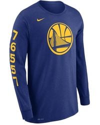 Nike - X Nba Golden State Warriors Long-Sleeve T-Shirt - Lyst