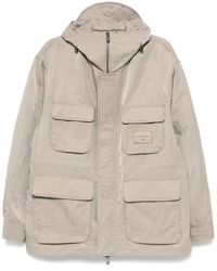 Emporio Armani - Legerjack Met Logopatch - Lyst