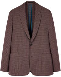 Paul Smith - Gingham Check Blazer - Lyst