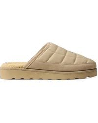 Polo Ralph Lauren - Quilted Logo-Detail Slippers - Lyst