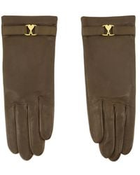 Ami Paris - Ami de Coeur Handschuhe aus Leder - Lyst