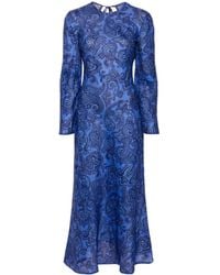 Zimmermann - Ottie Maxikleid Mit Paisley-Print - Lyst