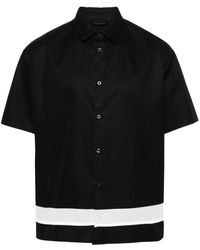 Neil Barrett - Layered Cotton Shirt - Lyst