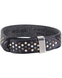 Orciani - Studded Nubuck Bracelet - Lyst