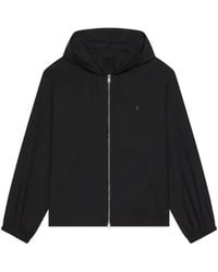 Givenchy - Wollen Hoodie Met 4G-Detail En Rits - Lyst